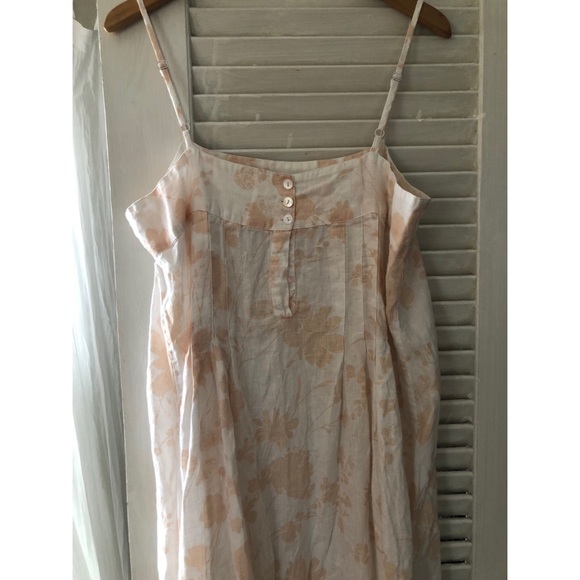 Gorgeous FLAX linen floral oversized dress - Picture 3 of 4